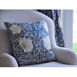 William Morris Pimpernel Blue Square Filled Cushions Prices start for 2